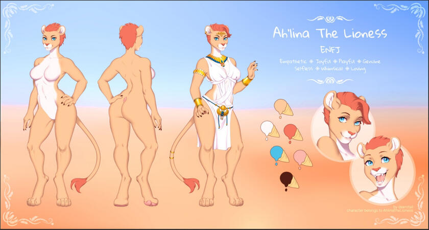 Ah'lina Refsheet by Deerstail